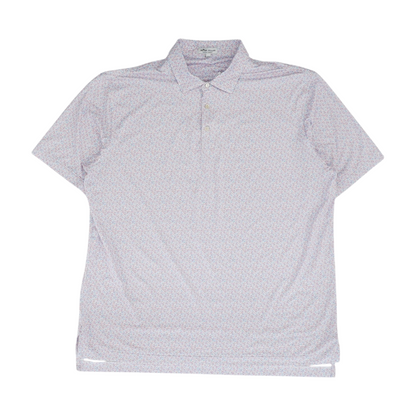 Pink Graphic Short Sleeve Polo