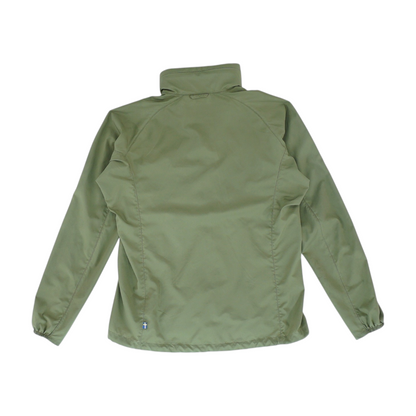 Green Solid Rain Jacket