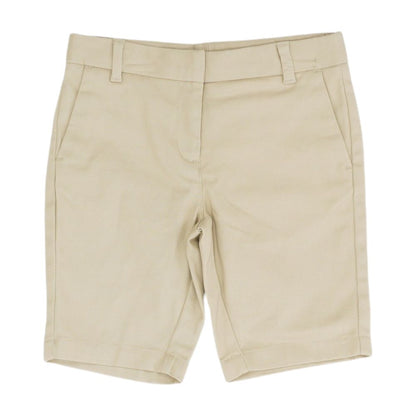 Tan Solid Chino Shorts
