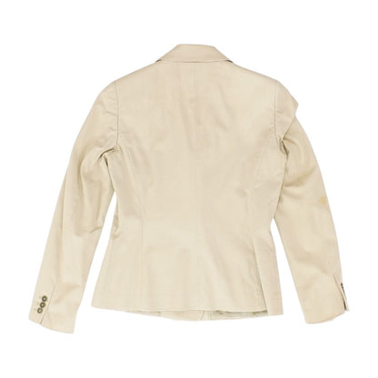 Tan Solid Blazer