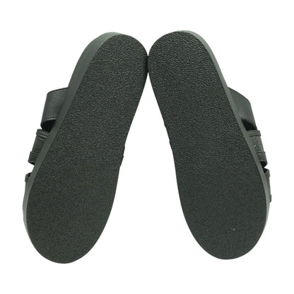Black Casual Slide Sandals
