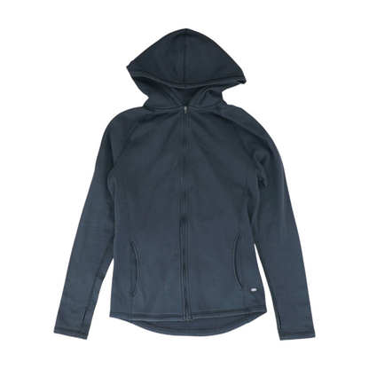 Black Solid Active Jacket
