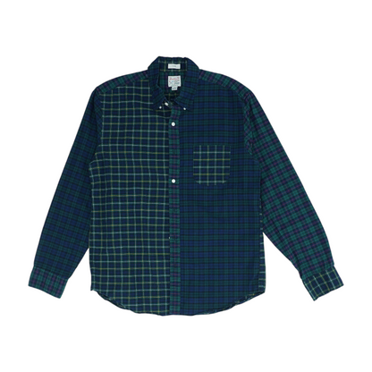 Multi Plaid Long Sleeve Button Down