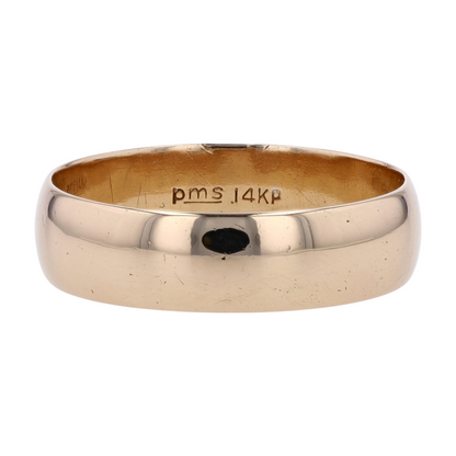 14K Yellow Gold Band Ring