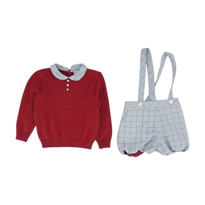 Red Long Sleeve Set