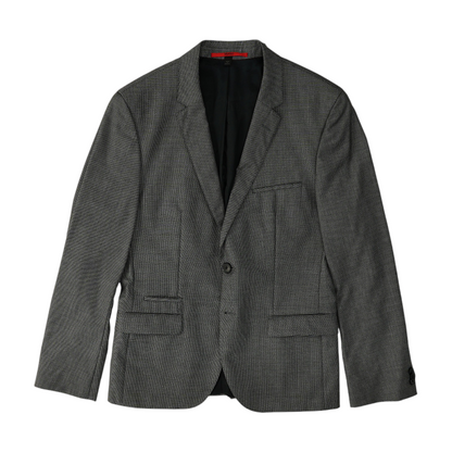 Gray Short Chevron Sport Coat
