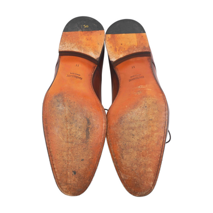 Brown Lace-Up Dress Shoes