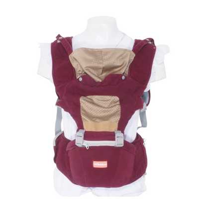 Maroon Infant Hip Seat Carrier