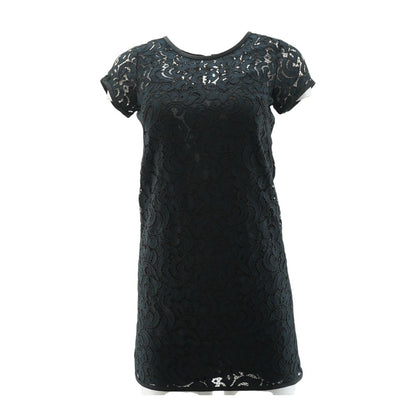 Navy Solid Mini Dress
