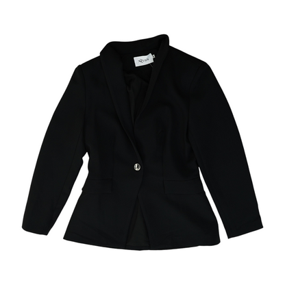 Black Solid Blazer