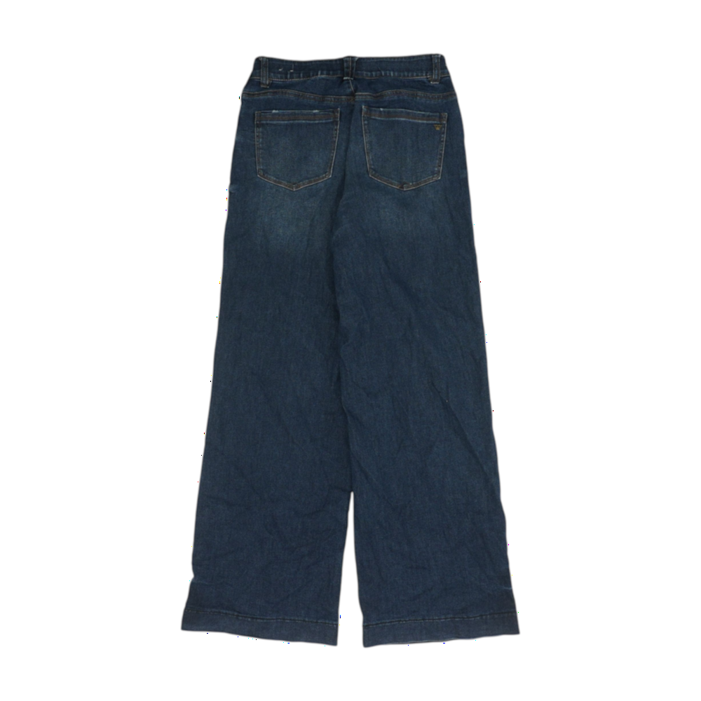 Navy Wide Leg Jeans