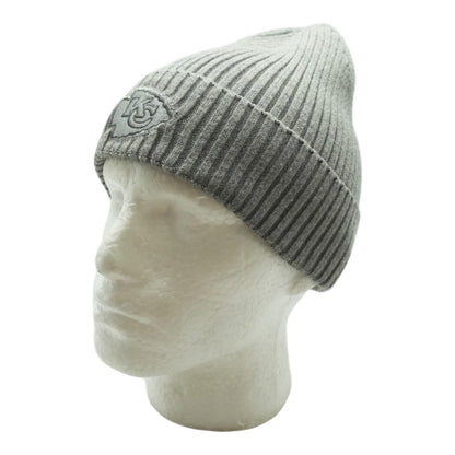 Gray Kansas City Chiefs Beanie Hat
