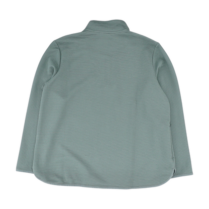 Green Solid 1/4 Zip Pullover