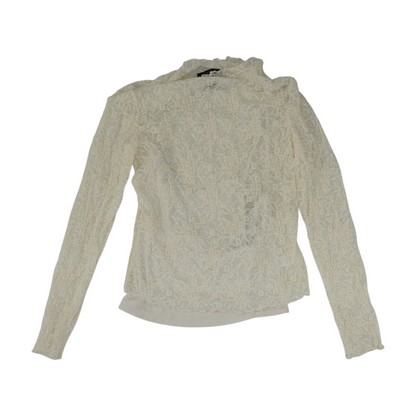 Ivory Floral Blouse