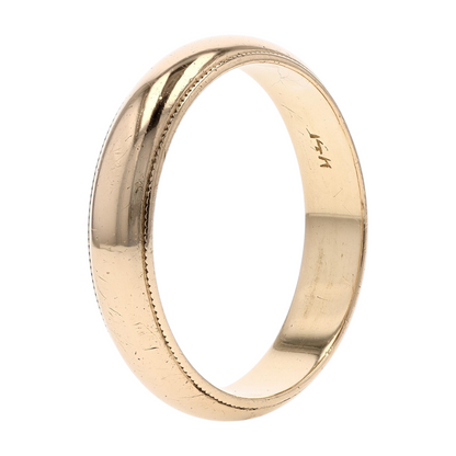 14K Yellow Gold Band Ring