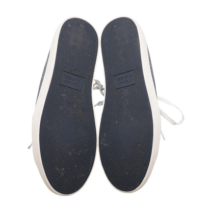 Navy Low-Top Athletic Shoes