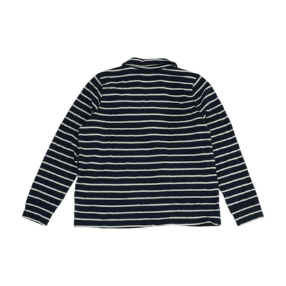 Navy Striped Blouse