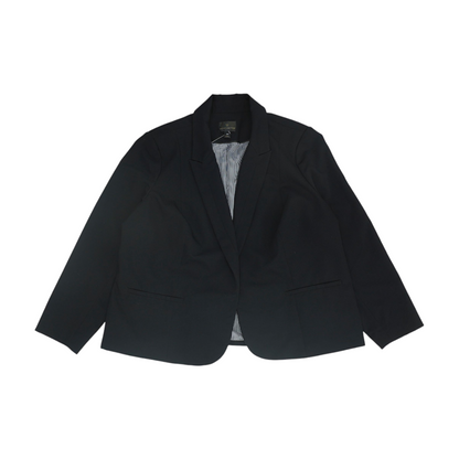 Black Plus Solid Blazer