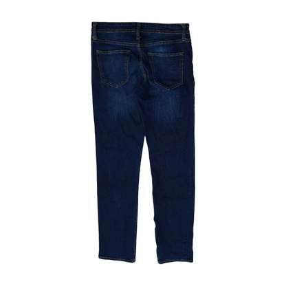 Navy Straight Jeans