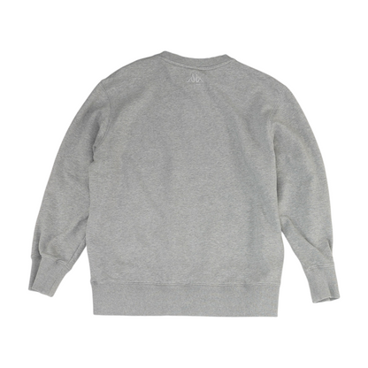 Gray Solid Sweatshirt Pullover
