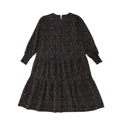 Black Print Dress