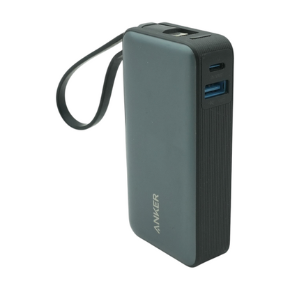 Nano 30W Power Bank With Built-in USB-C Cable
