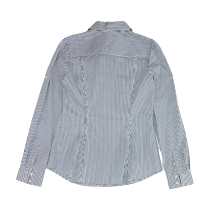 White Striped Button Down