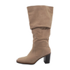 Nude Knee-High Boots