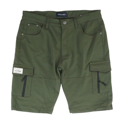 Green 5-Pocket Shorts