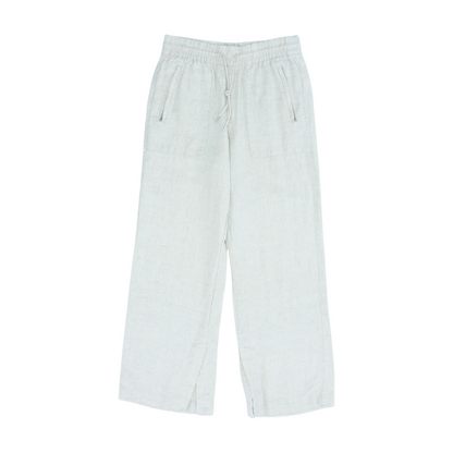 Beige Wide Leg Pants