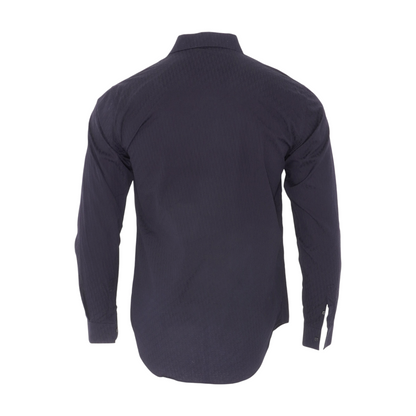 Navy 2020 Oblique Jacquard Shirt