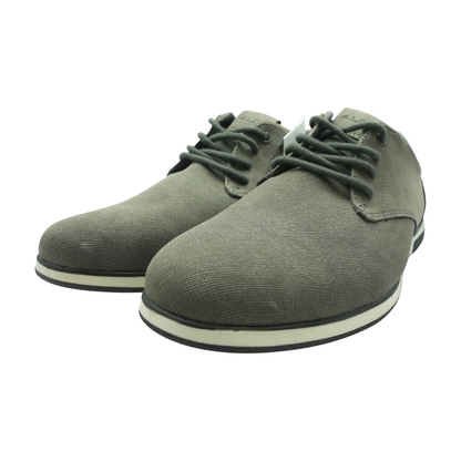 Gray Lace-Up Dress Shoes