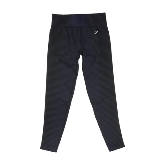 Navy Striped Active Leggings