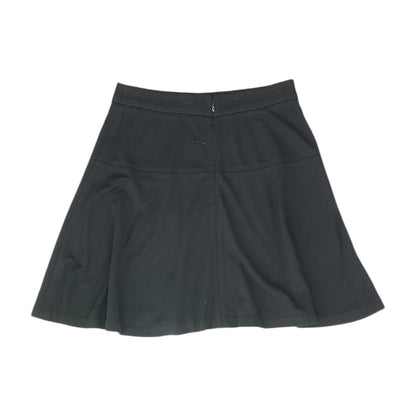 Black Solid Mini Skirt