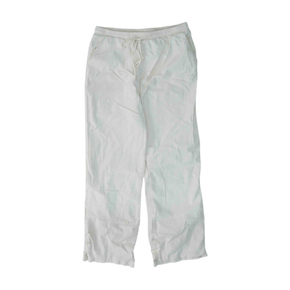 White Wide Leg Pants