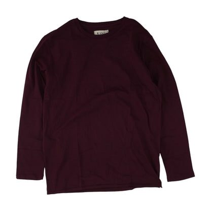 Maroon Crewneck T-Shirt