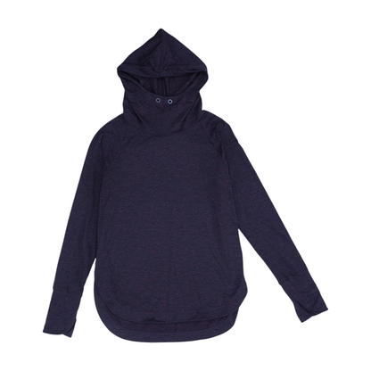 Burgundy Solid Hoodie Pullover