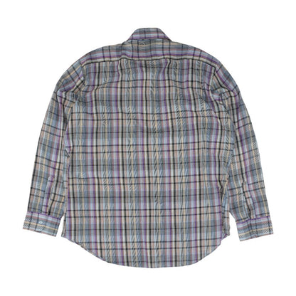 Multi Plaid Long Sleeve Button Down