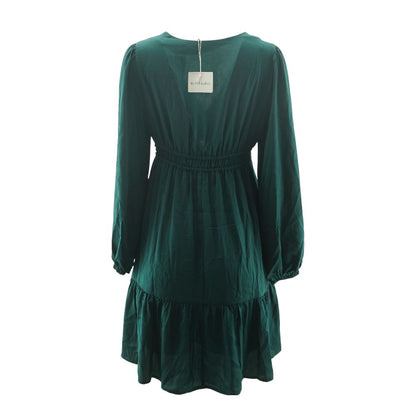 Green Maternity Mini Dress