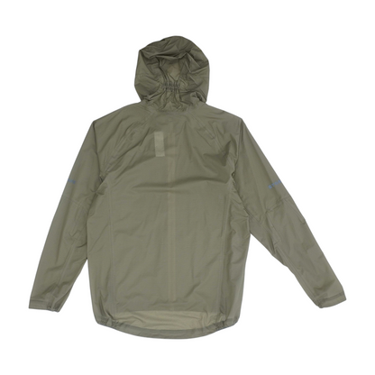 Brown Solid Rain Jacket