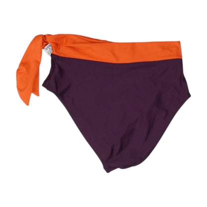 Purple Color Block Swim Bottom