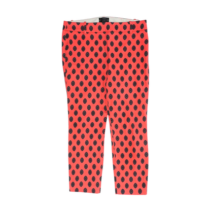 Red Petite Print Pants