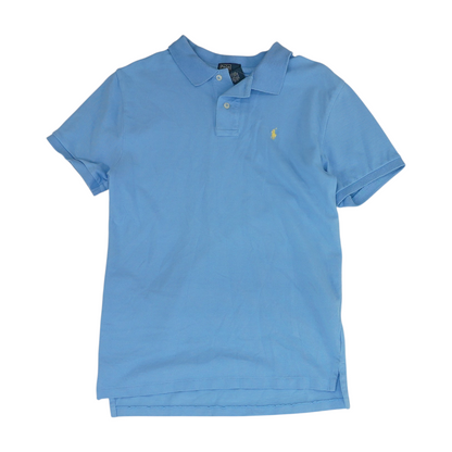 Blue Short Sleeve Polo