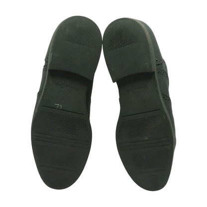 Black Leather Derby/oxford Dress Shoes