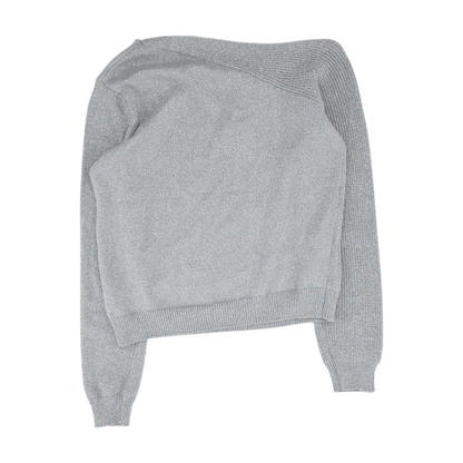 Silver Pullover Sweater