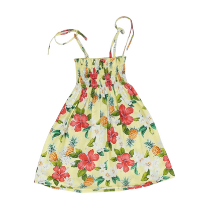 Yellow Floral Dress