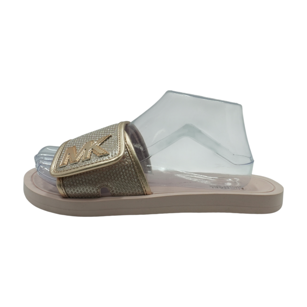 Rose Gold Flat Sandals