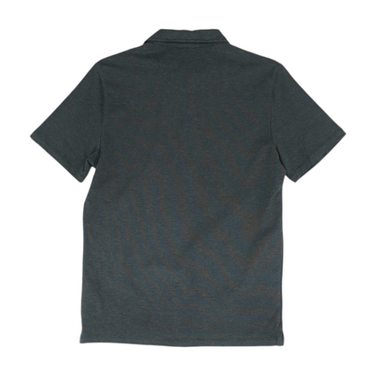 Black Striped Short Sleeve Polo