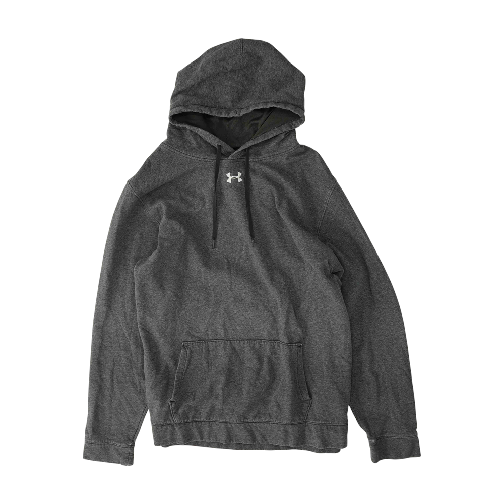 Gray Tall Solid Hoodie Pullover