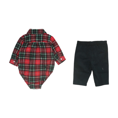 Red Plaid Set